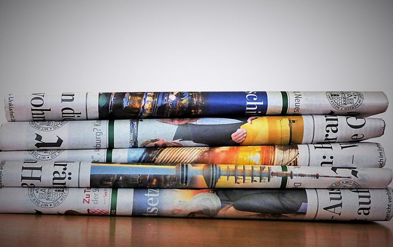 Newspaper Bracelet